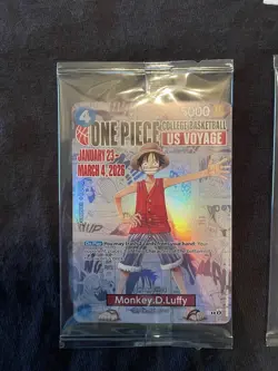 Bandai Namco One Piece US Voyage Promo Holo Monkey D. Luffy Lot of 3 Sealed - Image 5