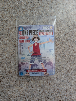 Monkey.D.Luffy (055) (College Basketball US Voyage) P-055 One Piece Promotion... - Image 1