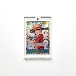 Monkey D Luffy OP13 SEC One Piece Manga Alt Art Premium Custom TCG Proxy Card - Image 1