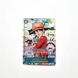 Monkey D Luffy OP13 SEC One Piece Manga Alt Art Premium Custom TCG Proxy Card - Image 4