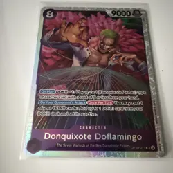 One Piece Donquixote Doflamingo OP10-071 Royal Blood Foil SR Character 9000 Nam… - Image 1