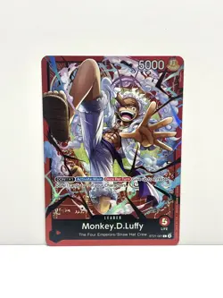Monkey D Luffy Leader ST21-001 One Piece TCG Starter Deck EX Gear 5 English - Image 1
