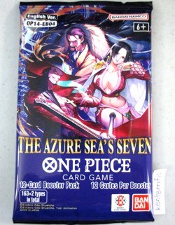 The Azure Sea's Seven Booster Pack One Piece Card Game OPTCG English OP14 EB04 - Image 1