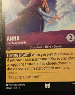 Anna - Heir To Arendelle 35/204 Uncommon The First Chapter Disney Lorcana TCG - Image 4
