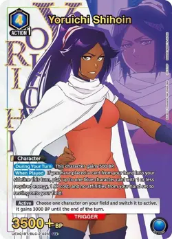 Yoruichi Shihoin Alternate Art Foil - UEX01BT /BLC-2-024 NM - Union Arena - Image 1