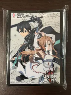 Union Arena Special Set Sleeve (60 In) SAO Bandai Card Fest23-24 - Image 1