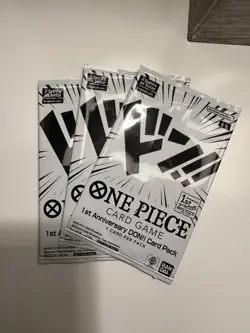 One Piece Card Game - 1st Anniversary DON!! Card Pack SEALED ENGLISH - Image 1