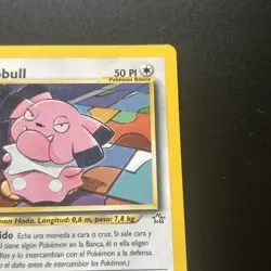 RARE SPANISH 1ST EDITION Snubbull 74/111 Neo Genesis - Pokemon Card LP+ NM- - Image 3