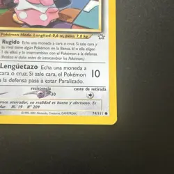 RARE SPANISH 1ST EDITION Snubbull 74/111 Neo Genesis - Pokemon Card LP+ NM- - Image 4