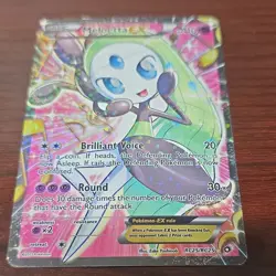 Pokemon Meloetta EX 200 HP Full Art Holo 167/086 Sv: Black Bolt TCG Card - Image 1