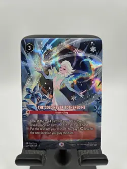 The Cold Never Bothered Me Enchanted Lorcana Card Winterspell 234/204 - Image 1