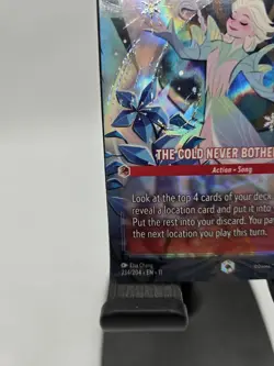 The Cold Never Bothered Me Enchanted Lorcana Card Winterspell 234/204 - Image 4