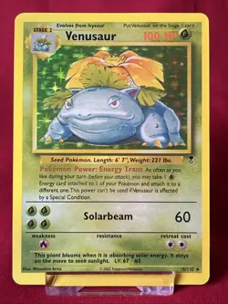 Venusaur 18/110 Holo Legendary Collection Pokemon Card Near Mint Condition - Image 2