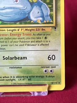 Venusaur 18/110 Holo Legendary Collection Pokemon Card Near Mint Condition - Image 5