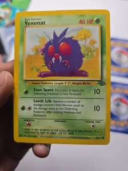 Vintage Pokemon Card Lot WOTC Sperow Venonat Rhyhorn Nidoran Paras Poke Ball - Image 5