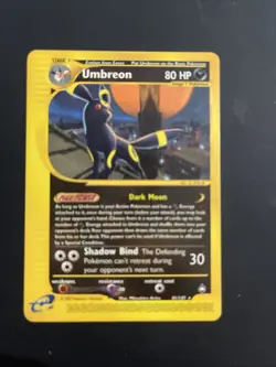 Pokemon TCG 2002 Umbreon Aquapolis 41/147 Non Holo Rare Card regular E-reader - Image 1