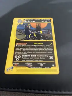 Pokemon TCG 2002 Umbreon Aquapolis 41/147 Non Holo Rare Card regular E-reader - Image 2