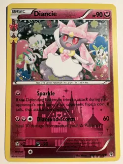 Diancie RC22/RC32 Uncommon Generations: Radiant Collection Pokemon Card - Image 1