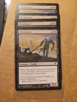 4x Ghoulraiser (102) Innistrad LP Zombie MTG Magic the Gathering Playset x 4 - Image 1