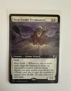 Deep Gnome Terramancer (Extended Art), MTG, NM condition - Image 1