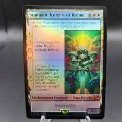 Summon: Knights of Round #0036 (Foil) - MTG Final Fantasy - NM - Image 1