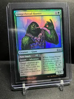 Gingerbread Hunter - Foil - Magic MTG 2023 Wilds of Eldraine - NM/M - Image 1