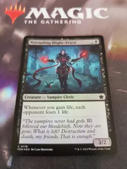 Mtg. Marauding Blight-Priest. Foil. Foundations. Pack Fresh - Image 1