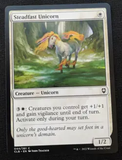 Steadfast Unicorn - CLB - NM Unplayed - EN - 044 - Image 1