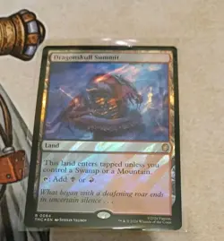 Dragonskull Summit (Surge Foil) Commander: Teenage Mutant Ninja Turtles MTG MINT - Image 1