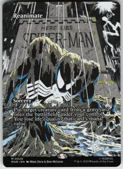 MTG Reanimate (Borderless) Normal NM Marvel Universe Eternal-Legal Magic 20 - Image 1