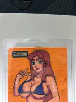 Magic MTG Altered Painted Plains Land Starfire - Image 4