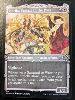 Norika Yamazaki, The Poet (Showcase) 311 NEO Uncommon Kamigawa: Neon Dynasty MTG - Image 1