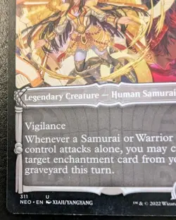 Norika Yamazaki, The Poet (Showcase) 311 NEO Uncommon Kamigawa: Neon Dynasty MTG - Image 4