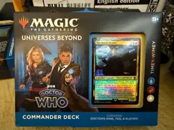 Magic the Gathering CGC: Doctor Who Commander Deck Timey-Wimey Sealed Box - Image 1