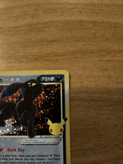 Umbreon Gold Star 17/17 Celebrations: Classic Collection - Pokemon Card - NM - Image 4