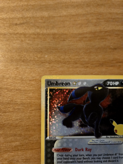 Umbreon Gold Star 17/17 Celebrations: Classic Collection - Pokemon Card - NM - Image 5