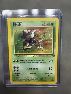 Pokemon TCG Pinsir Jungle 09/64 Holo Rare Unlimited 60 HP English Card - Image 1