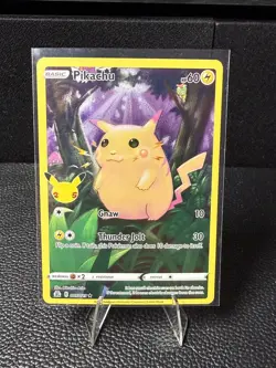 Pikachu 005/025 Holo Rare Celebrations Pokemon Near Mint - Image 1