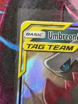 Pokemon TCG Umbreon & Darkrai GX Tag Team Unified Minds 125/236 Creases See Desc - Image 2