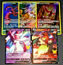 POKEMON PROMO LOT - GALARIAN MOLTRES ARTICUNO ZAPDOS + CHARIZARD AND SYLVEON - Image 1