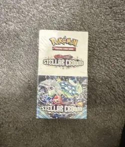 Pokemon TCG Stellar Crown Half Booster Box (18 Packs) NEW/SEALED - No Rips - Image 1