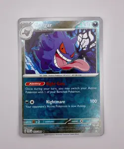 Pokemon TCG Gengar Reverse Holo Paldean Fates 057/091 Scarlet & Violet - Image 1