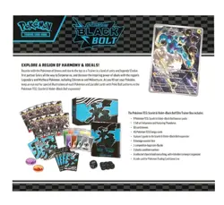 Pokemon Center Black Bolt Elite Trainer Box ETB Exclusive Scarlet Violet SEALED - Image 2