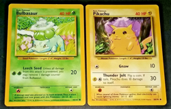 POKEMON VINTAGE BASE SET NON HOLO LOT: PIKACHU SQUIRTLE CHARMANDER DRAGONAIR + 6 - Image 4