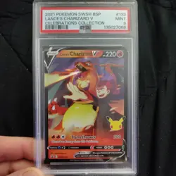 Pokemon Celebrations 2021 - Lance's Charizard V #SWSH133 - PSA 9 Mint - Image 1