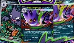 POKEMON MEGA EVOLUTIONS: MEGA GENGAR MEGA BATTLE DECK FACTORY SEALED 3 PROMO BOX - Image 2