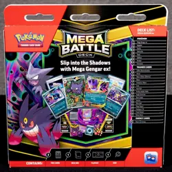 POKEMON MEGA EVOLUTIONS: MEGA GENGAR MEGA BATTLE DECK FACTORY SEALED 3 PROMO BOX - Image 4