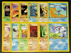 POKEMON 1ST EDITION NEO GENESIS NON HOLO LOT - WOOPER MARILL SHUCKLE + 9 MORE - Image 1