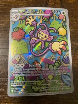 Pokemon Ambipom Illustration Rare Me02: Phantasmal Flames Holo 107/094 - Image 1