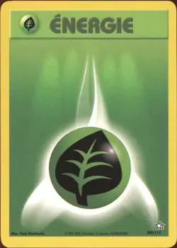 2001 Pokemon FRENCH Unlimited Neo Genesis Energie Plante-Grass 108/111 NM - Image 1